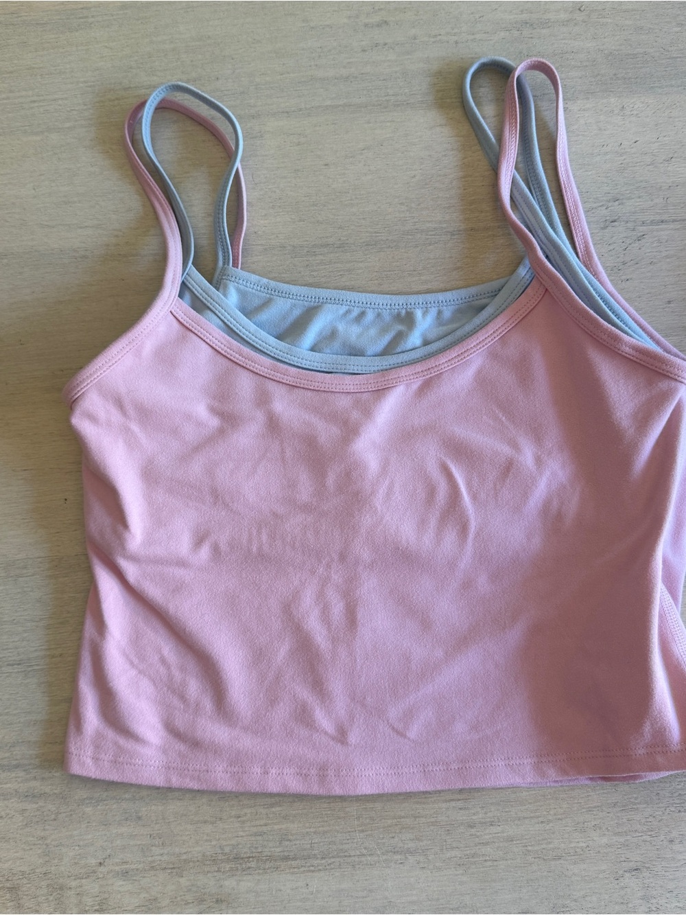 Set active formcloud pipe leggings and cloud training cami in blush - Picture 7 of 9
